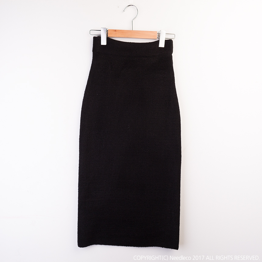 Needle Nose H line Long knit skirt Skirt Women Lon