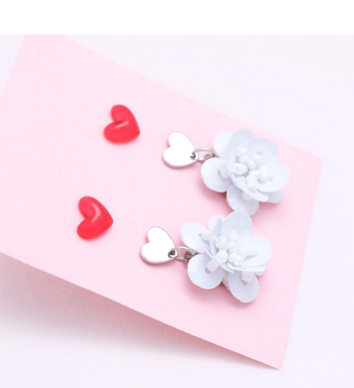 Silver Drop Bold Earrings Autumn Vintage Unusual O