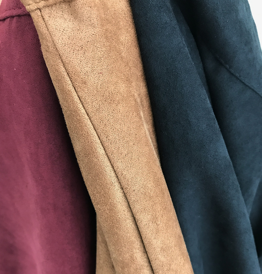 Suede flare winter long skirt A line long skirt be