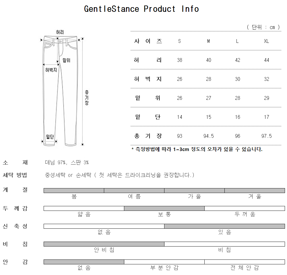 Korea Jeans Pants Men's Span Cutting Torn Jeans