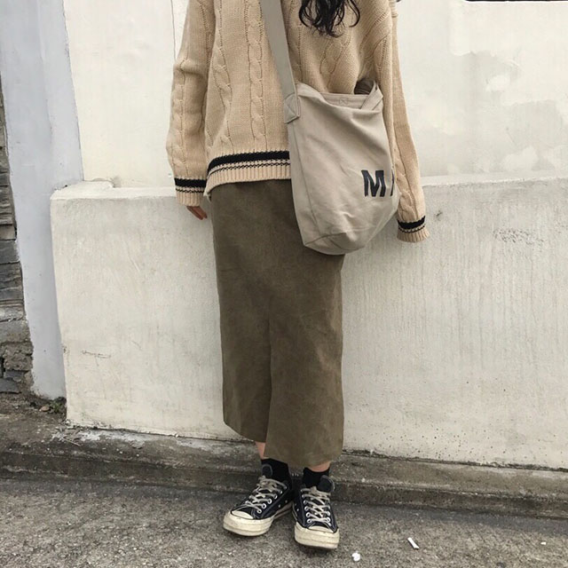 Skirts Women Long Autumn Coordination Skirt