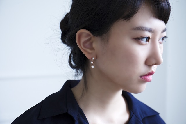 Rose Gold Pearl Earrings 14k Jewelry Drop 14K Wome