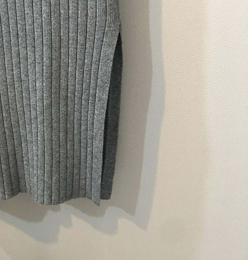 Ip Golij knit top skirt black, gray 2col woman'