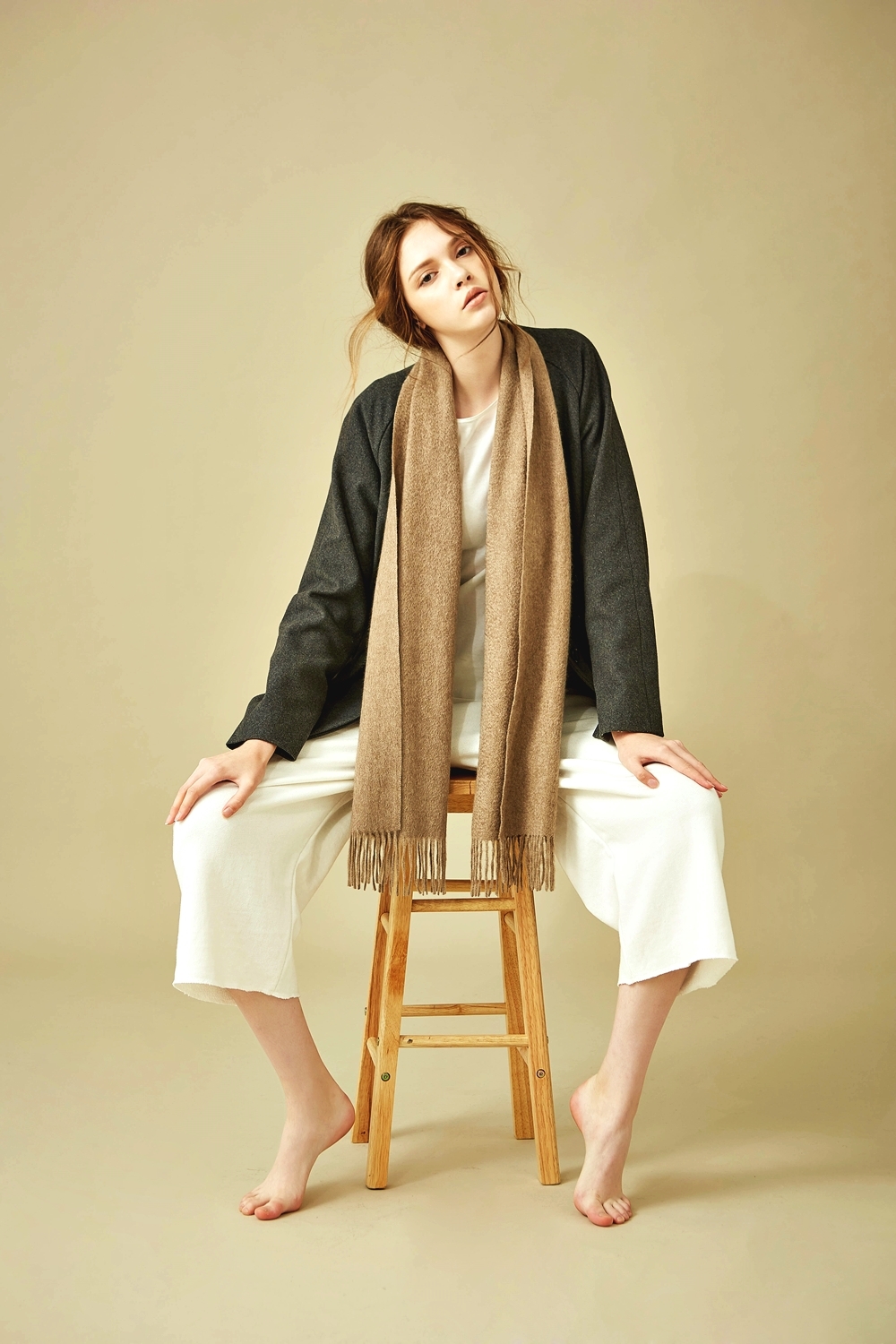 PREZZO 100 cashmere scarf PULO Edition Frames 100