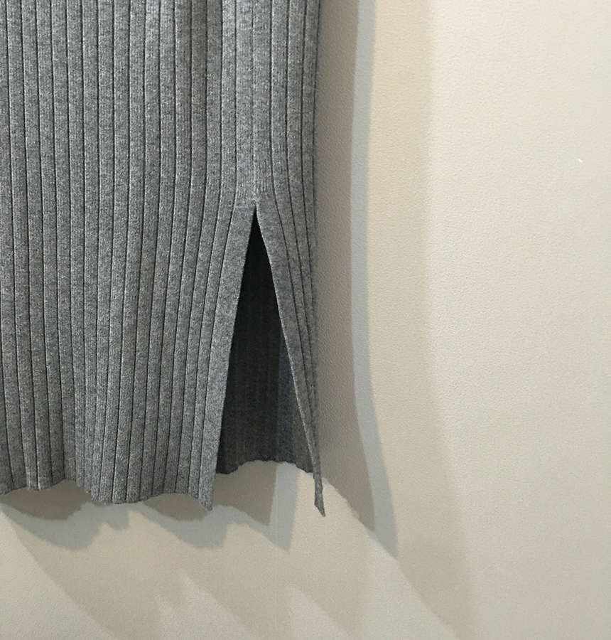 Ip Golij knit top skirt black, gray 2col woman'