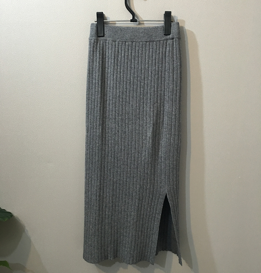 Ip Golij knit top skirt black, gray 2col woman'