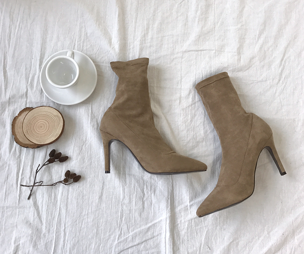 Stiletto Suede Span Angle Boots 3-color detail mak