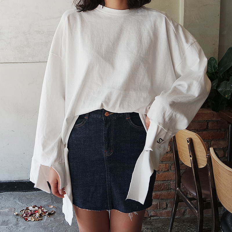 Denim mini skirts and jeans