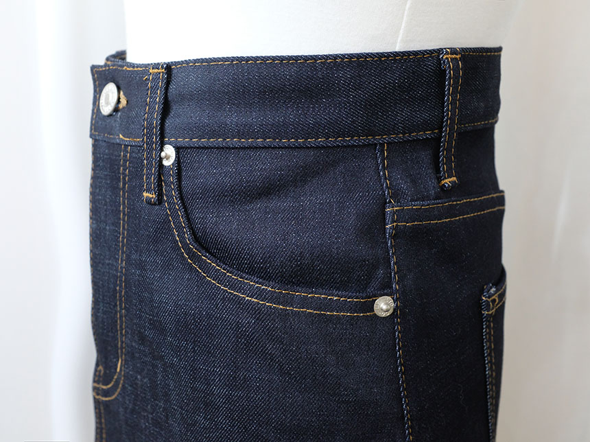 A-line denim mini skirt autumn basic