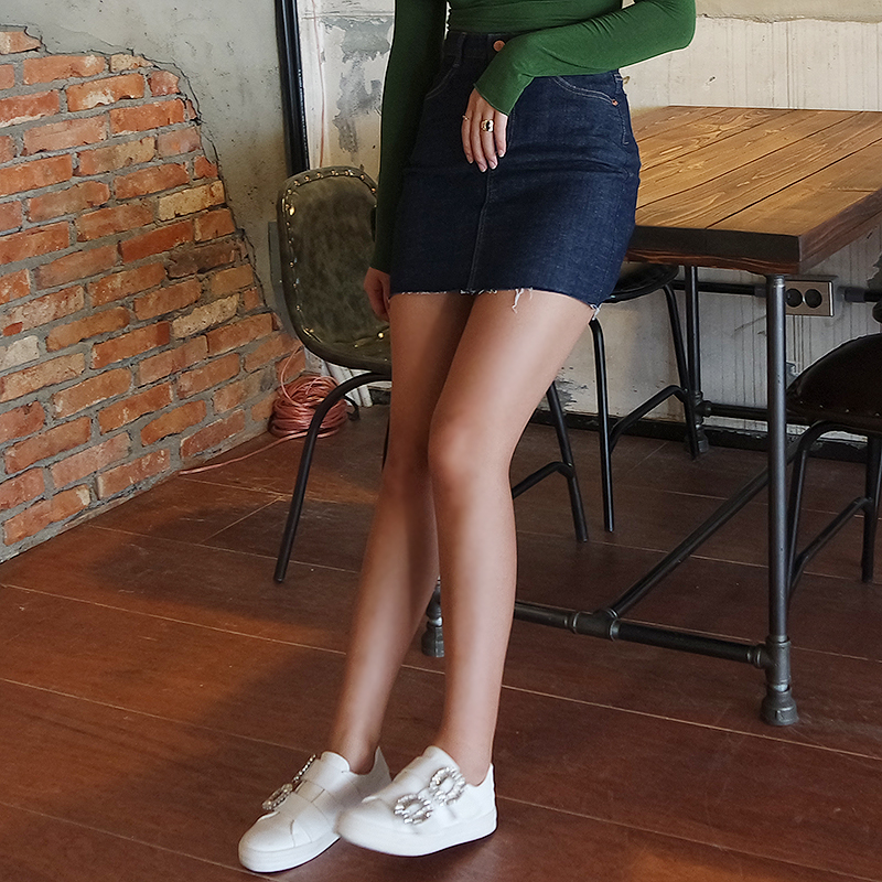 Denim mini skirts and jeans