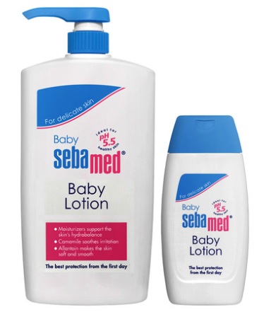 Free Shipping Sebami Med Baby Lotion 750ml + 200ml