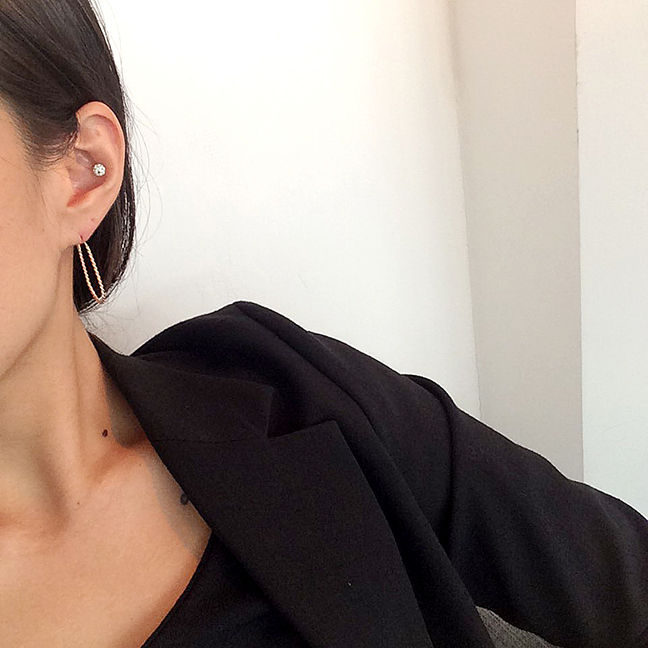 Donna earrings luxurious feeling fashionistas casu