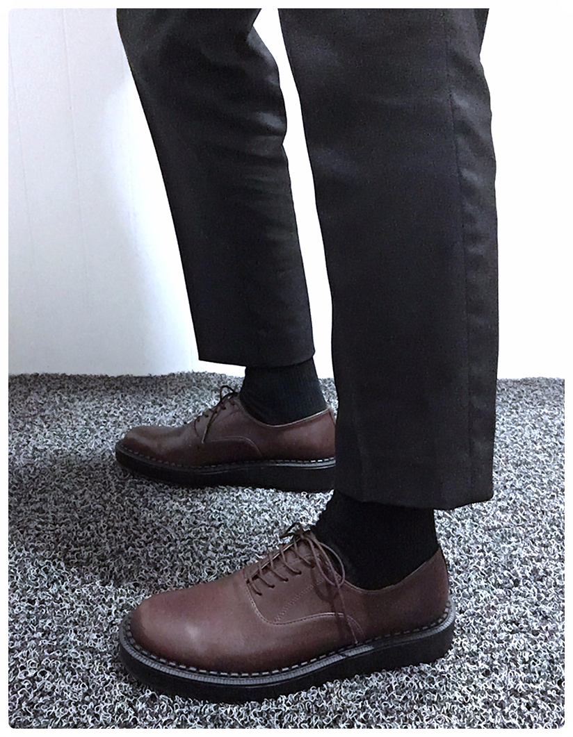 LOOSER Derby Shoes Clippers 4cm Men's Shoes Hig