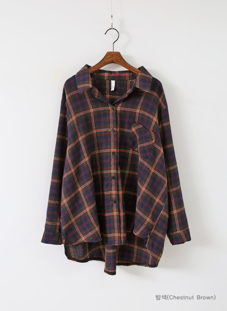 Shop Cell Ruzupt Check Shirt 2Color Casual Coordin