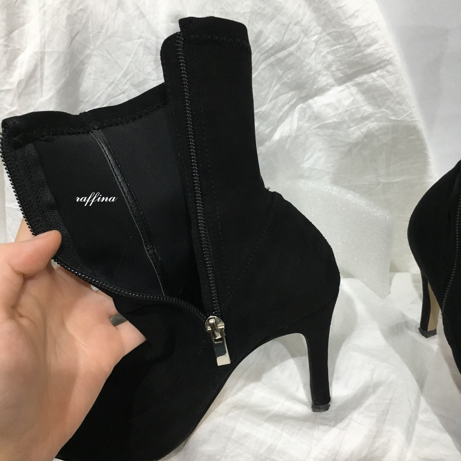 Raffina Suede Angle Boot Recommended Slender Girl 