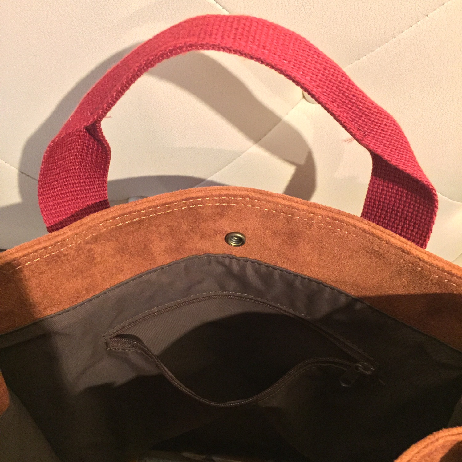 Suede Eco Bag Backpack Purple Backpack Shoulder Ba