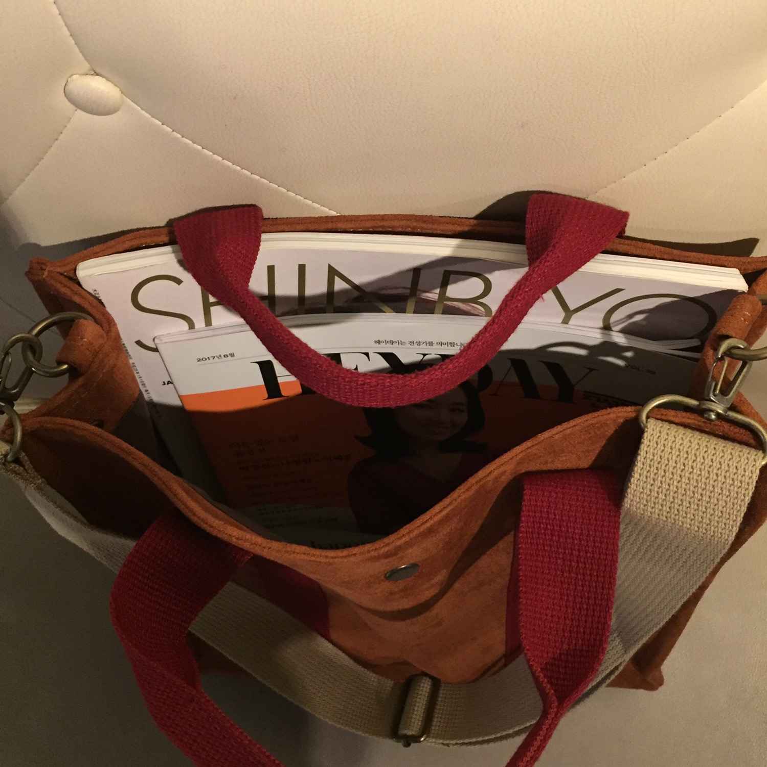 Suede Eco Bag Backpack Purple Backpack Shoulder Ba