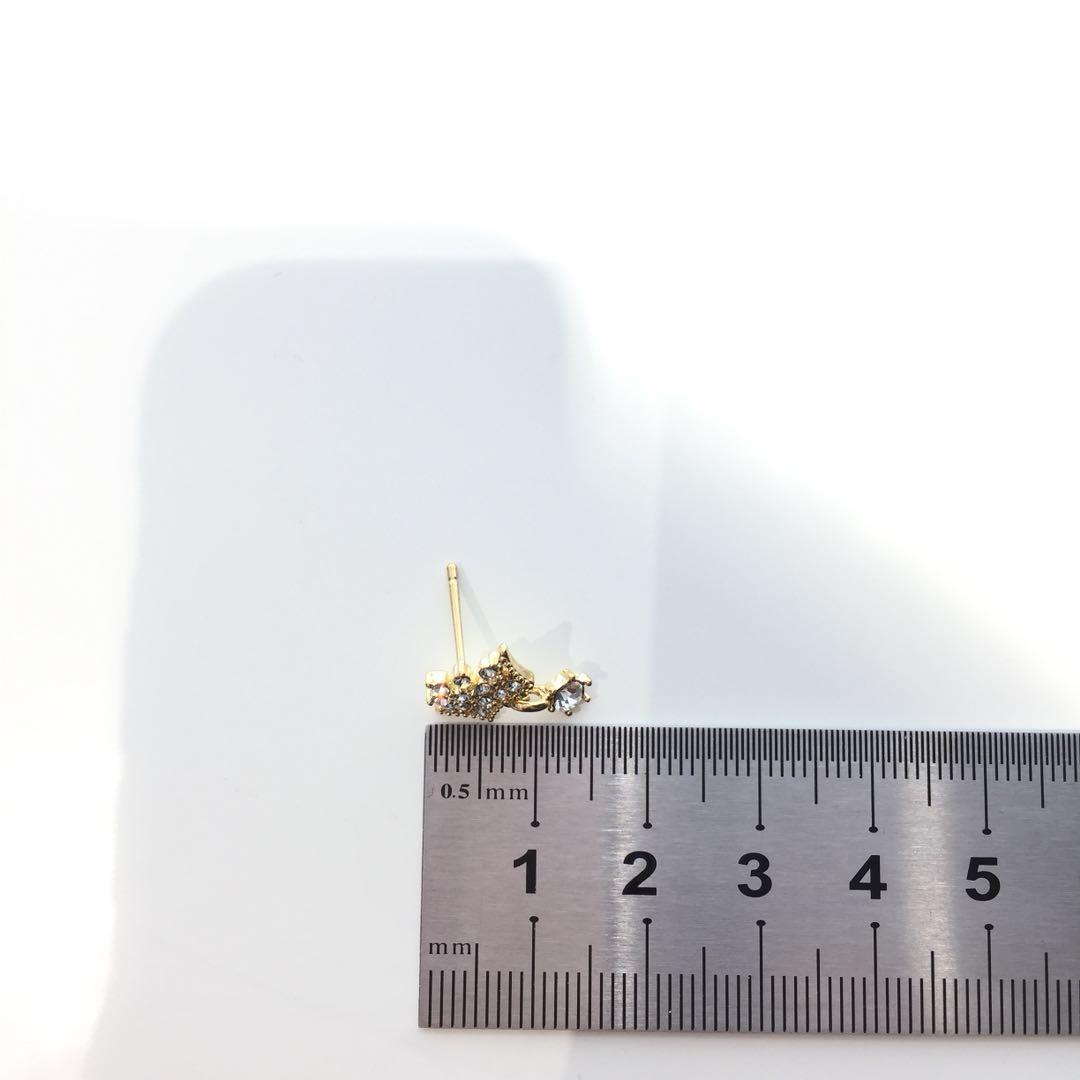 Cubic Cubic Earrings Daily Style Lovely Items Colo