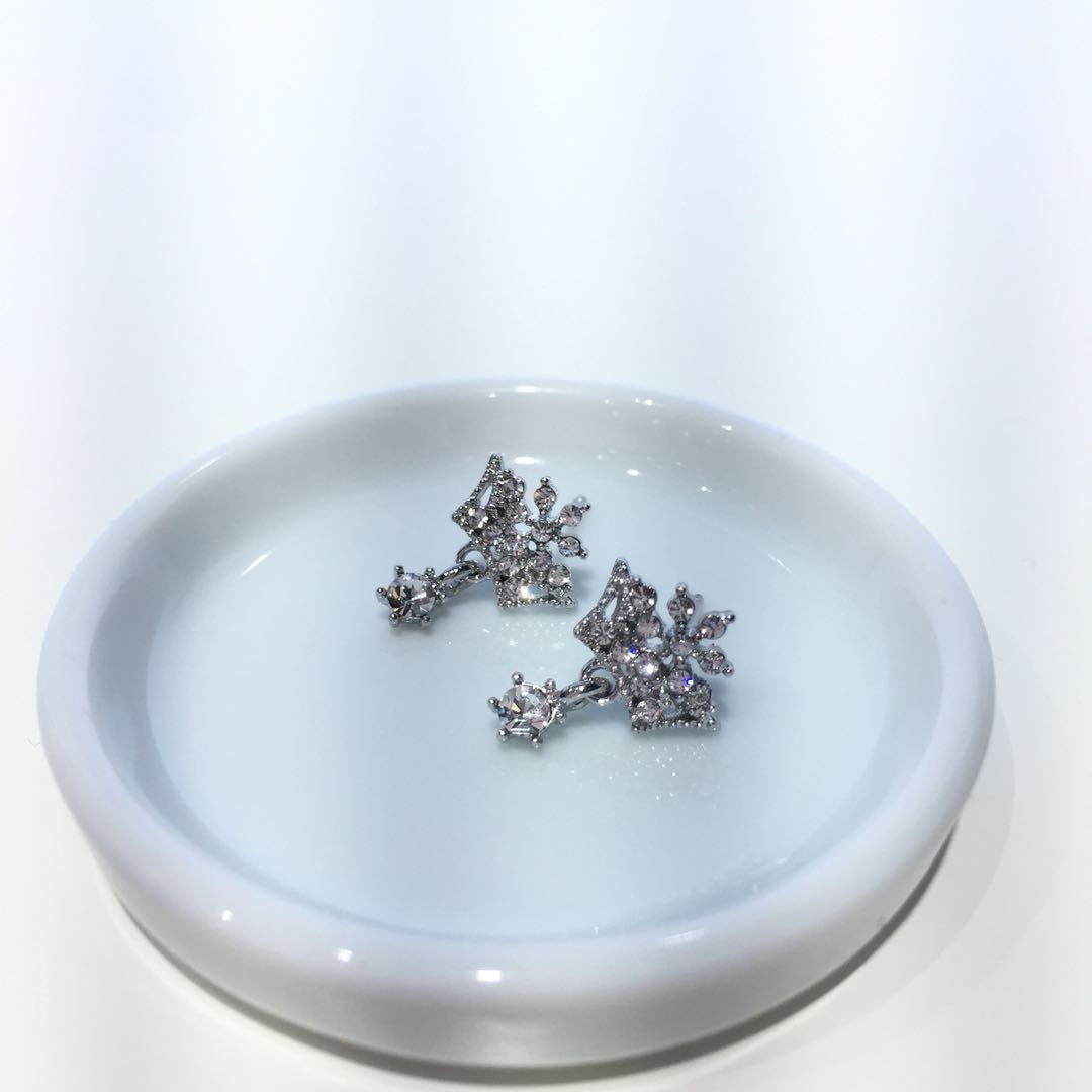 Cubic Cubic Earrings Daily Style Lovely Items Colo