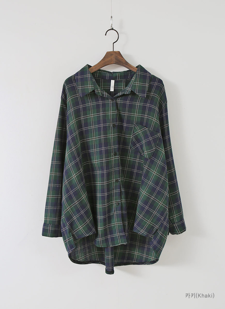 Shop Cell Ruzupt Check Shirt 2Color Casual Coordin