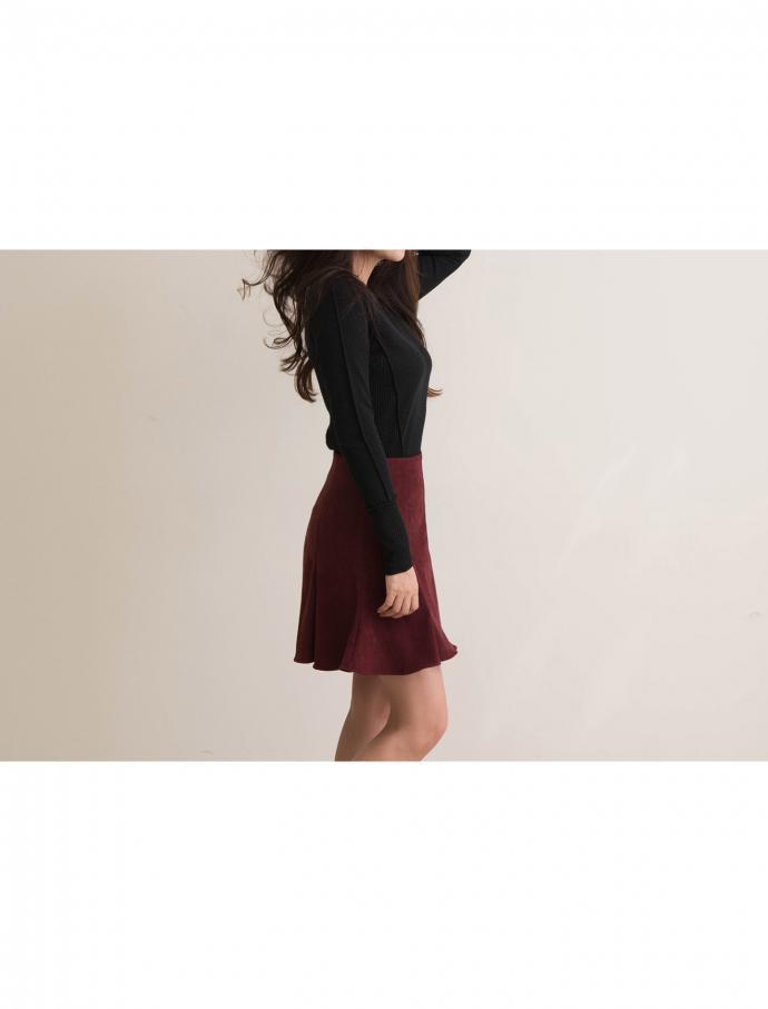 A line wrinkle mini skirt woman female this sunny 