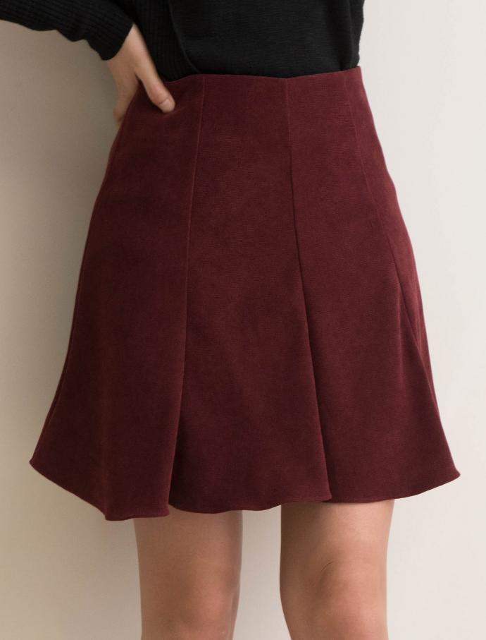 A line wrinkle mini skirt woman female this sunny 