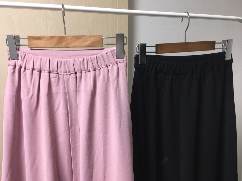 Wrinkle Kangkang Long skirt 2color order to be shi