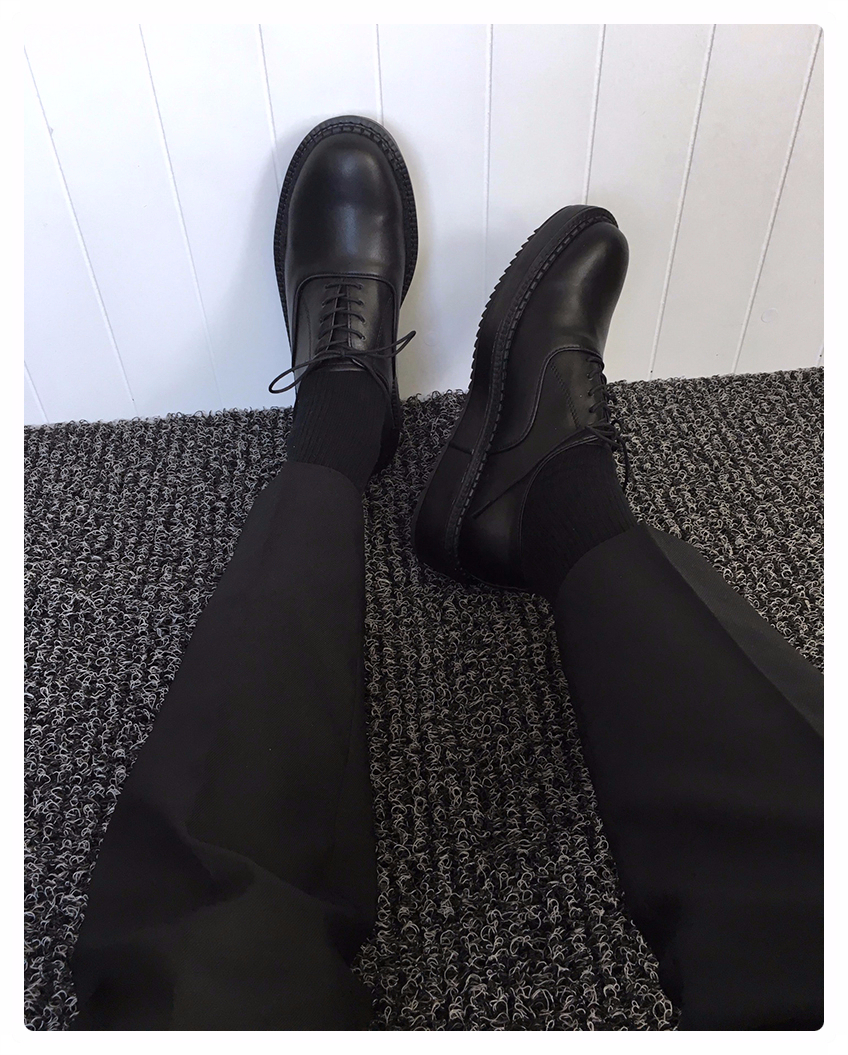 LOOSER Derby Shoes Clippers 4cm Men's Shoes Hig