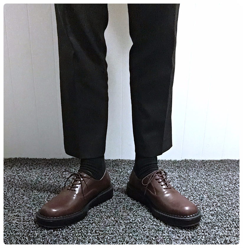 LOOSER Derby Shoes Clippers 4cm Men's Shoes Hig