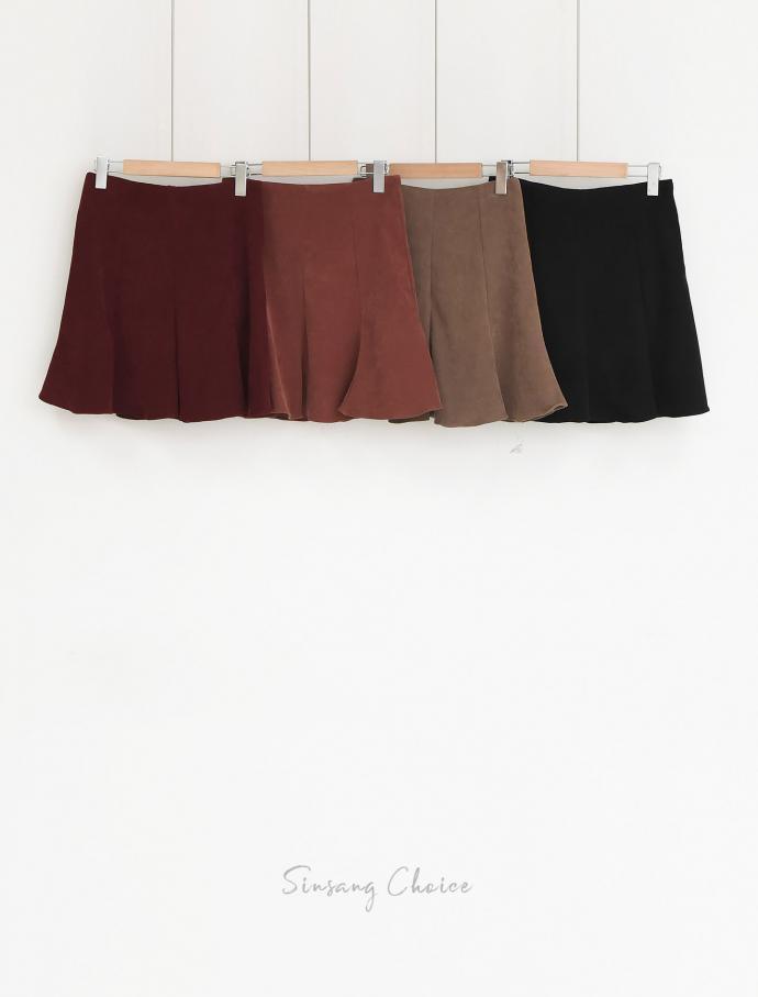 A line wrinkle mini skirt woman female this sunny 