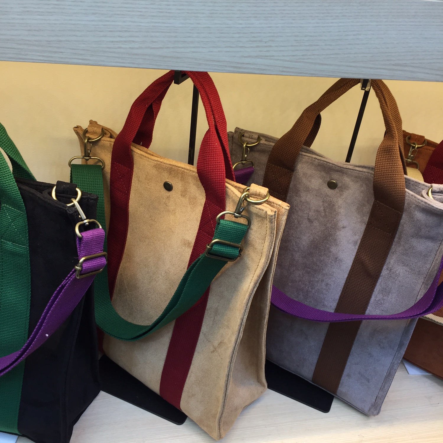 Suede Eco Bag Backpack Purple Backpack Shoulder Ba