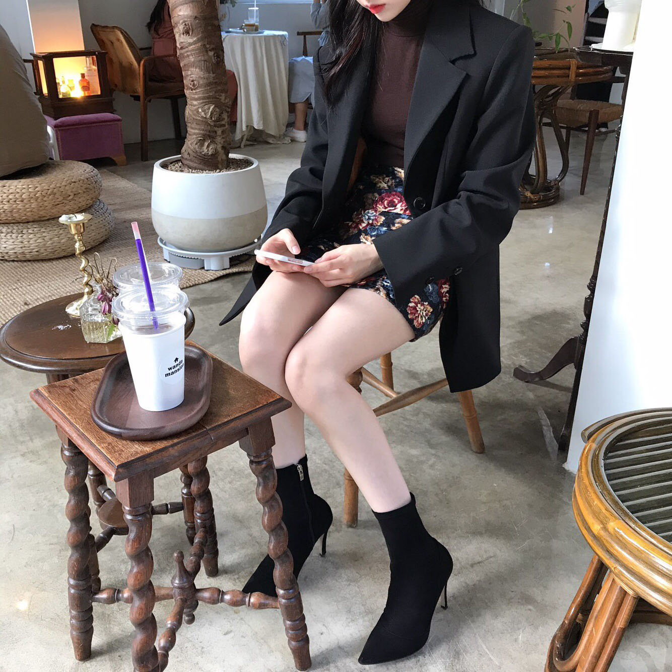 Raffina Suede Angle Boot Recommended Slender Girl 