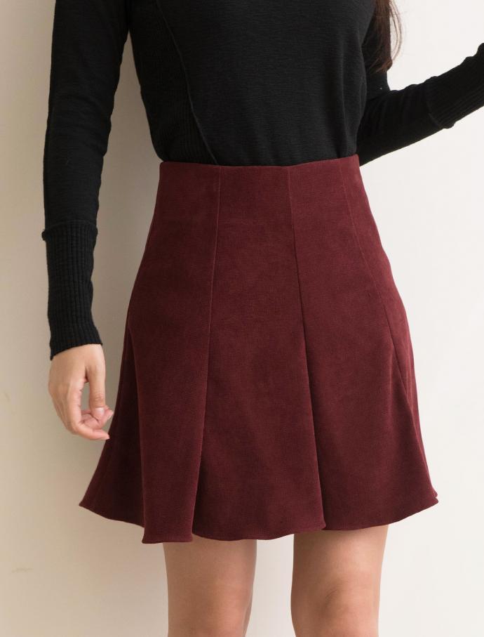 A line wrinkle mini skirt woman female this sunny 