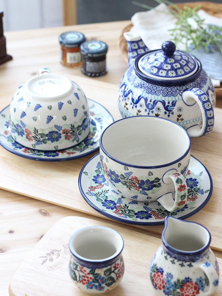 Planned products! Polish Bowl 2-in-1 Tea Set-Latte