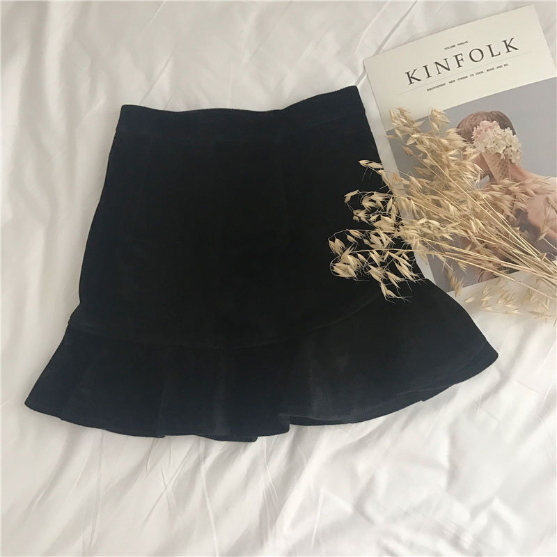 Banitie Fall Skirt Mermaid Mini Skirt Unisex Sweat