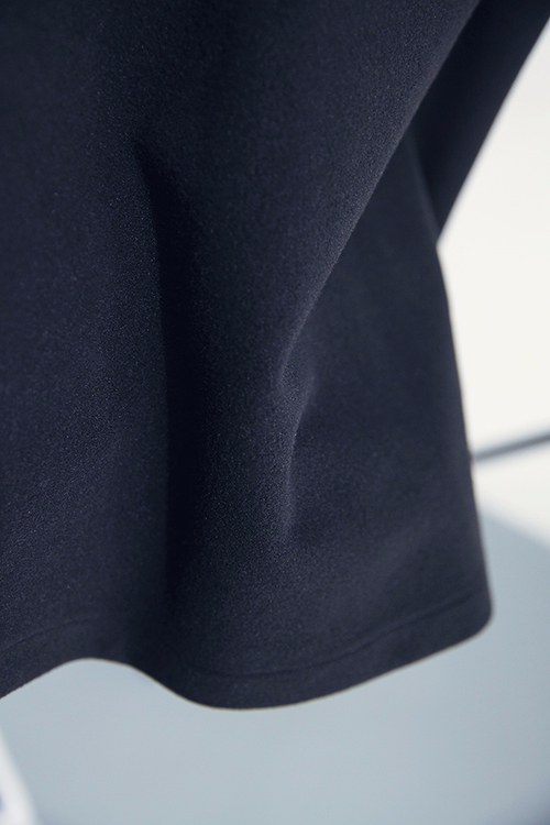 Made jay a line flared banding midi wool skirt aut