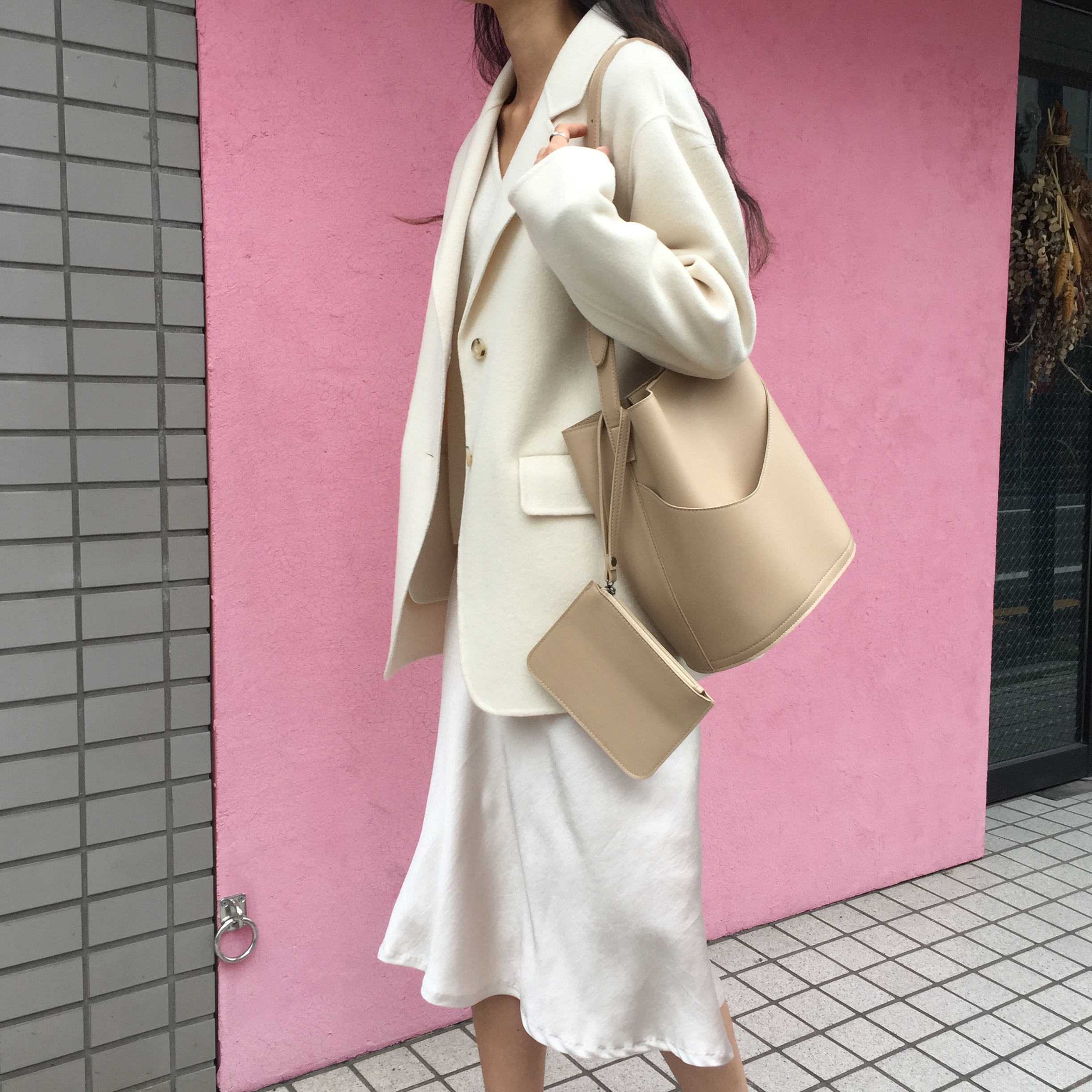 Satin Mermaid Midi Long Skirt 3color Silk Silky Fl