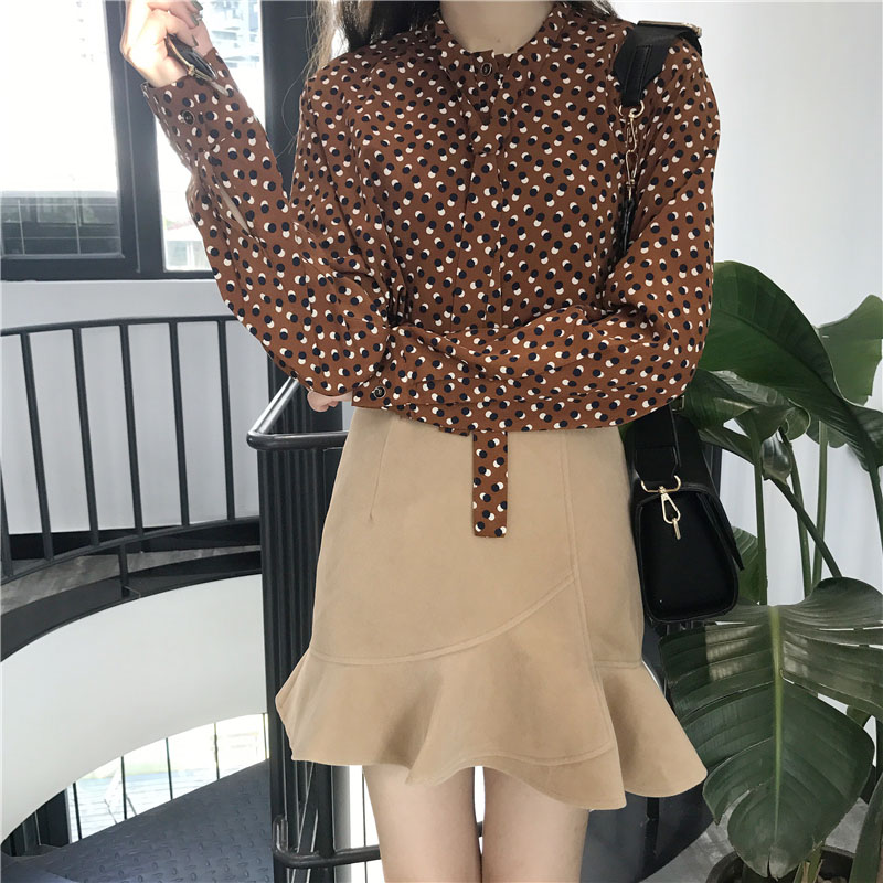 Banitie Fall Skirt Mermaid Mini Skirt Unisex Sweat