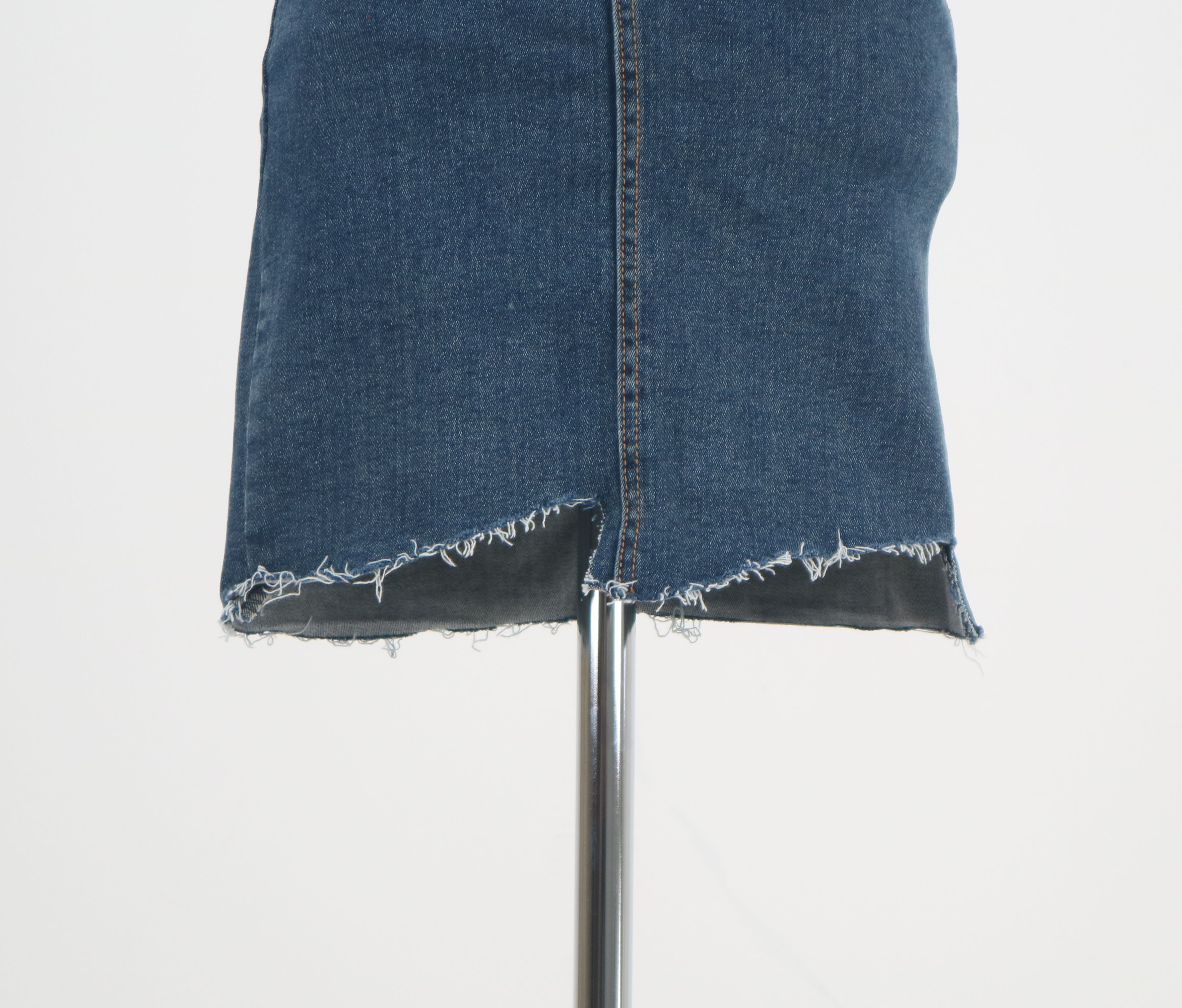 Denim Skirt Span Mini suspenders Cheongsam Pretty 