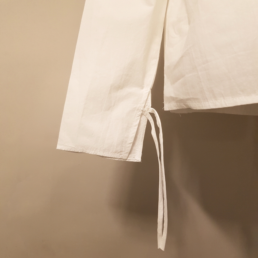 Sleeveless ribbon square neck blouse 3color Fall s