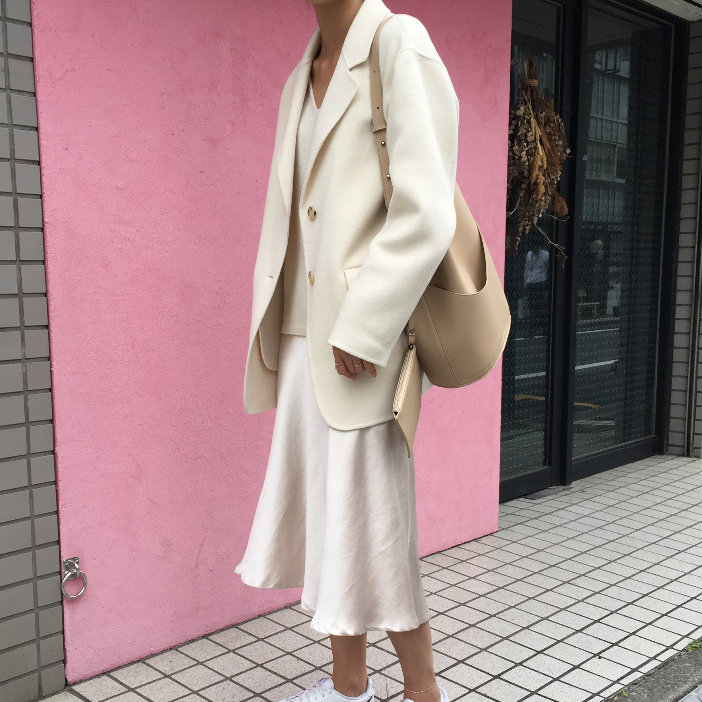 Satin Mermaid Midi Long Skirt 3color Silk Silky Fl