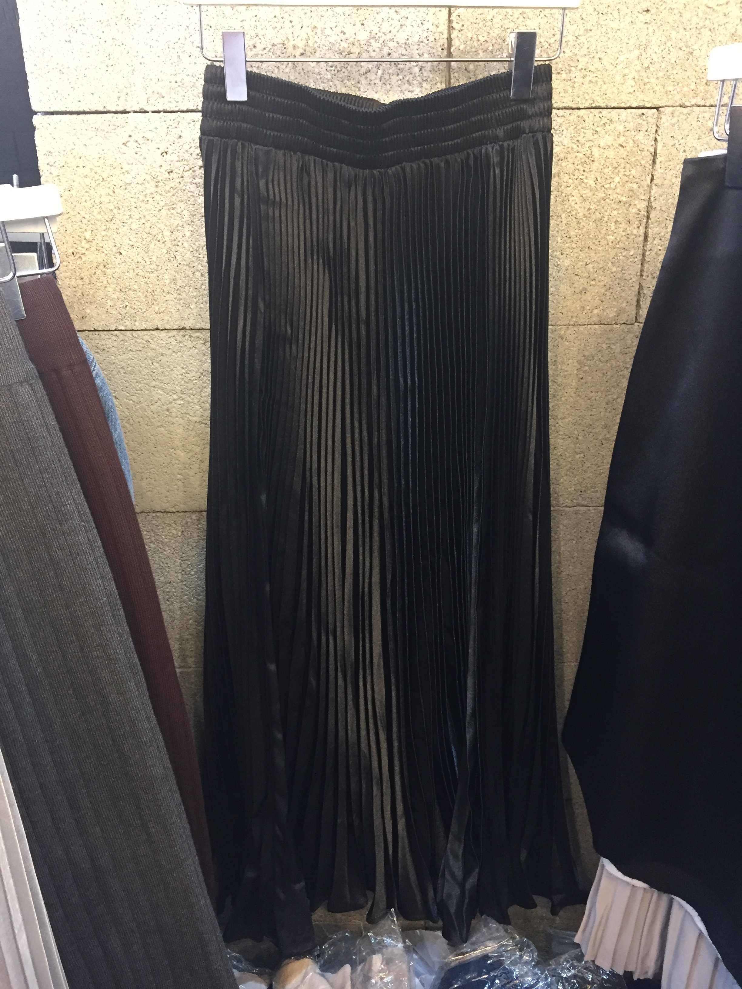 Long-Bending Metal Pleated Skirts Wrinkled Cute Si