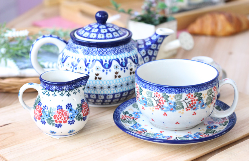 Planned products! Polish Bowl 2-in-1 Tea Set-Latte