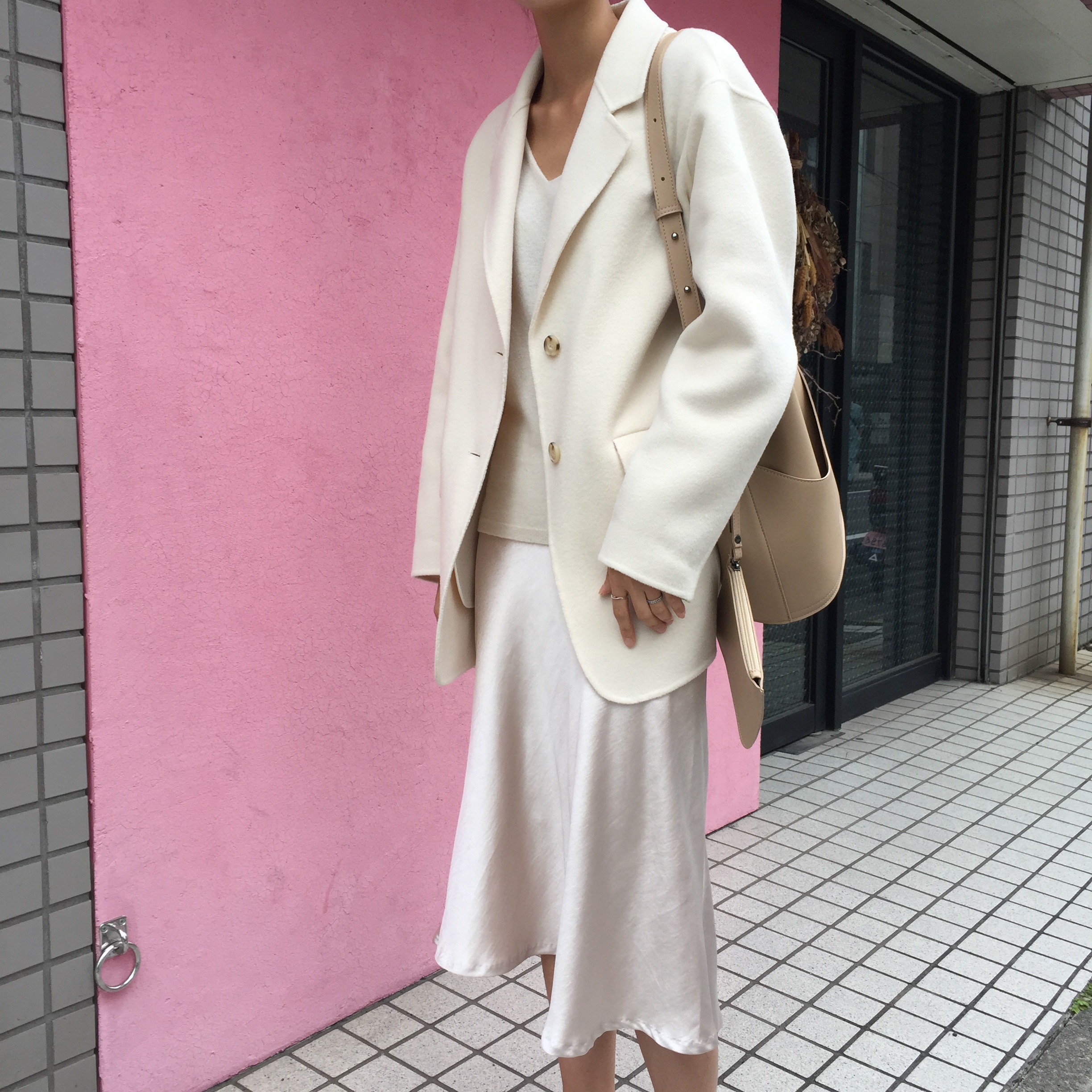 Satin Mermaid Midi Long Skirt 3color Silk Silky Fl