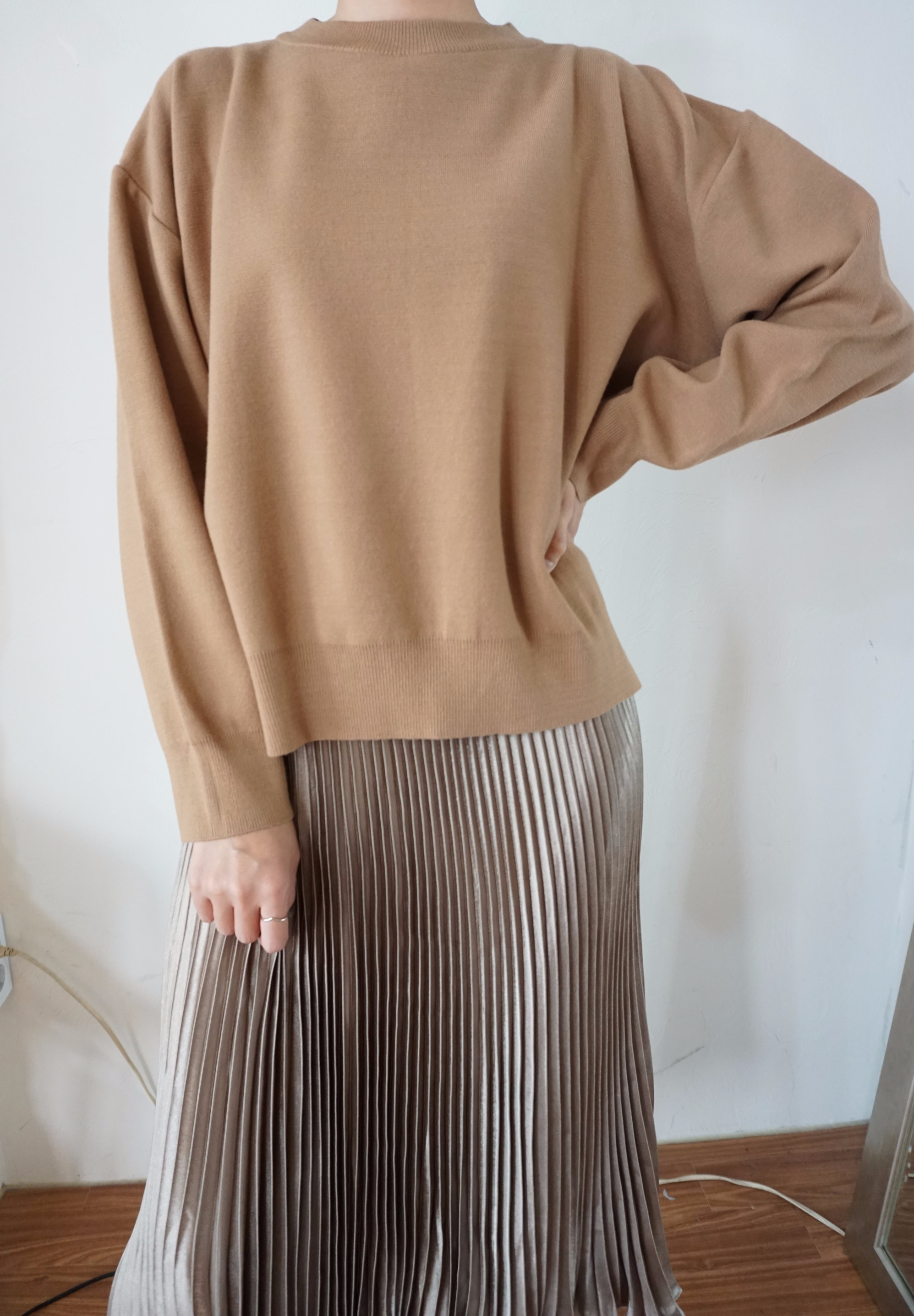 Long-Bending Metal Pleated Skirts Wrinkled Cute Si