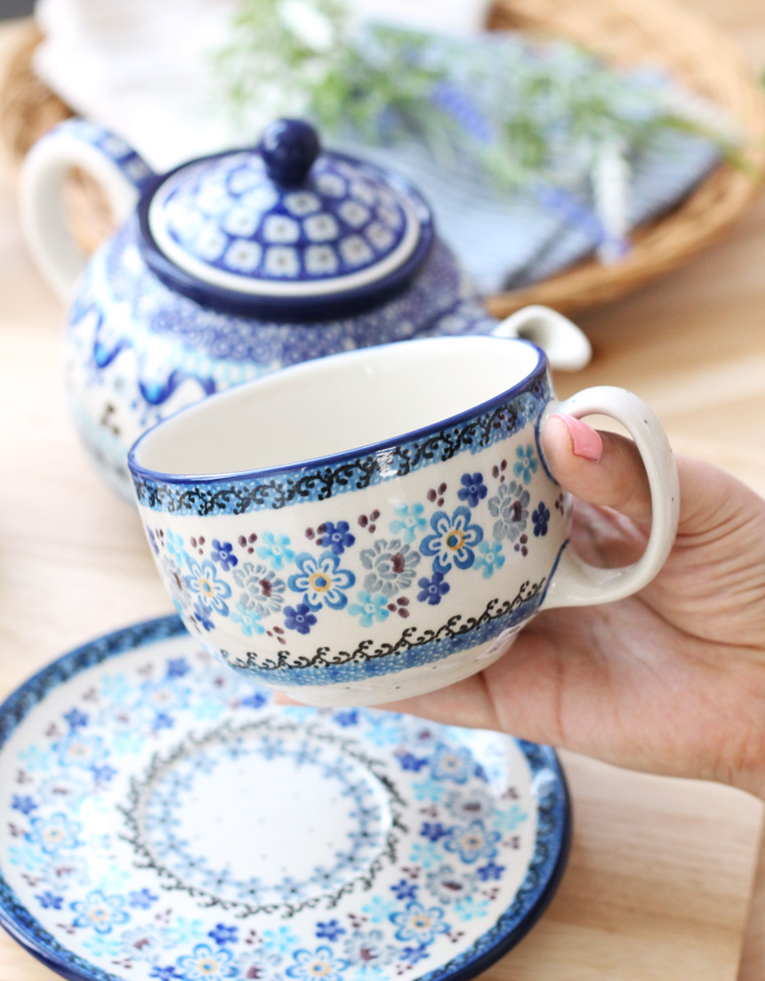 Planned products! Polish Bowl 2-in-1 Tea Set-Latte