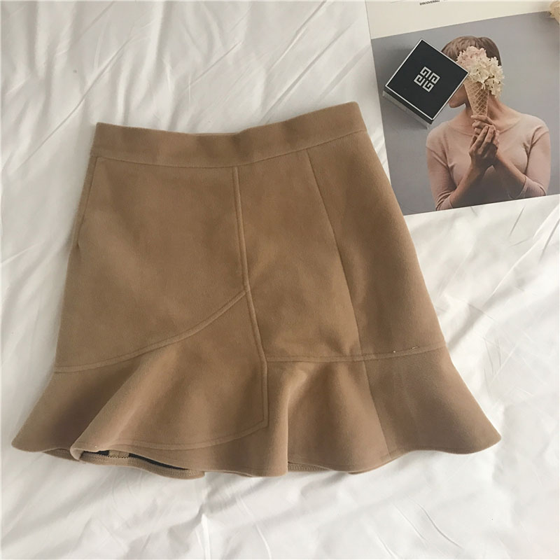 Banitie Fall Skirt Mermaid Mini Skirt Unisex Sweat