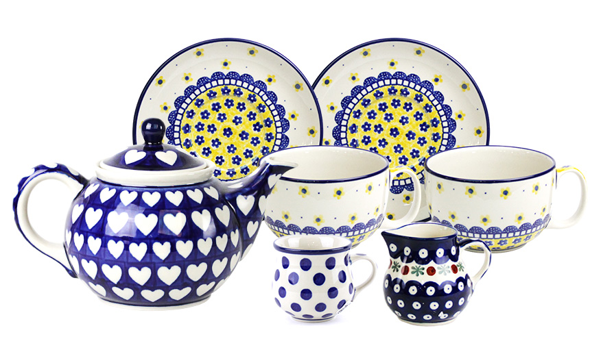 Planned products! Polish Bowl 2-in-1 Tea Set-Latte
