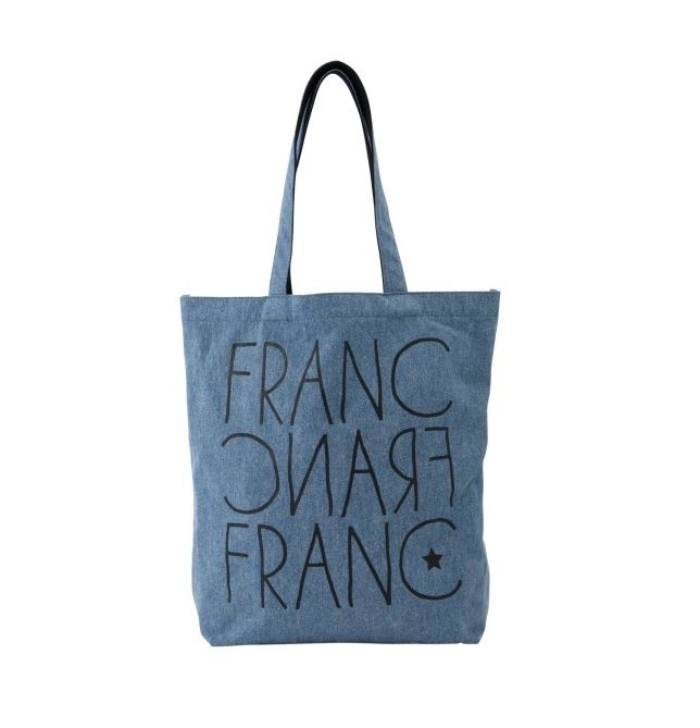 Franc france denim eco bag 20s Daily look item sty