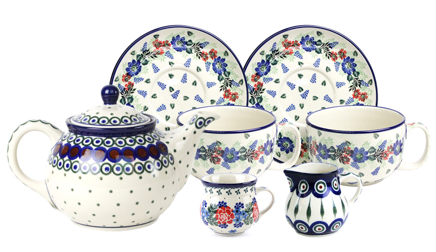 Planned products! Polish Bowl 2-in-1 Tea Set-Latte